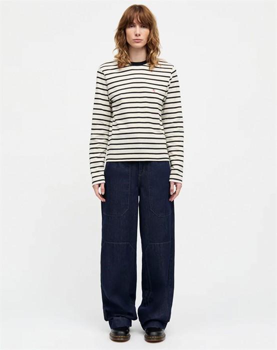 Pablo Maggie T-shirt - Vanilla Ice / Black